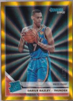 Darius Bazley [Press Proof Gold Laser] #249
