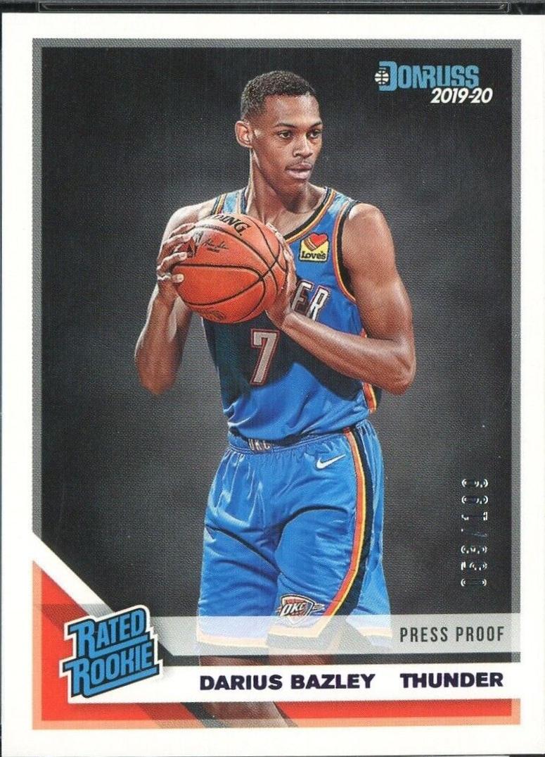 Darius Bazley [Press Proof Purple] #249
