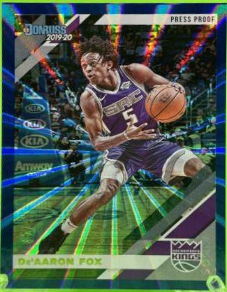 De'Aaron Fox [Press Proof Blue Laser] #173