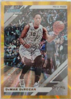 DeMar DeRozan [Press Proof Gold Laser] #177
