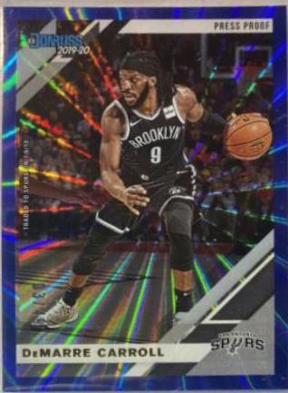 DeMarre Carroll [Press Proof Blue Laser] #17