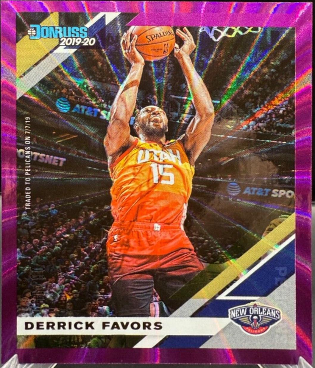 Derrick Favors [Purple Laser] #192