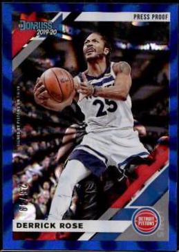 Derrick Rose [Press Proof Blue Laser] #121