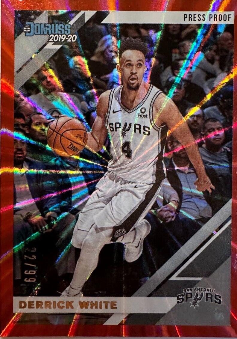 Derrick White [Press Proof Red Laser] #182