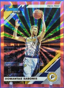 Domantas Sabonis [Press Proof Red Laser] #83