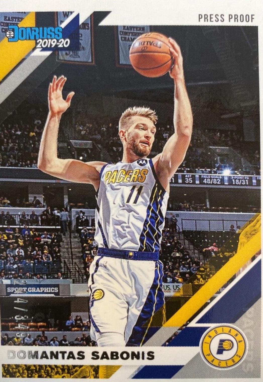 Domantas Sabonis [Press Proof Silver] #83