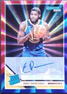 Eric Paschall [Signature Red, Blue Laser] #238