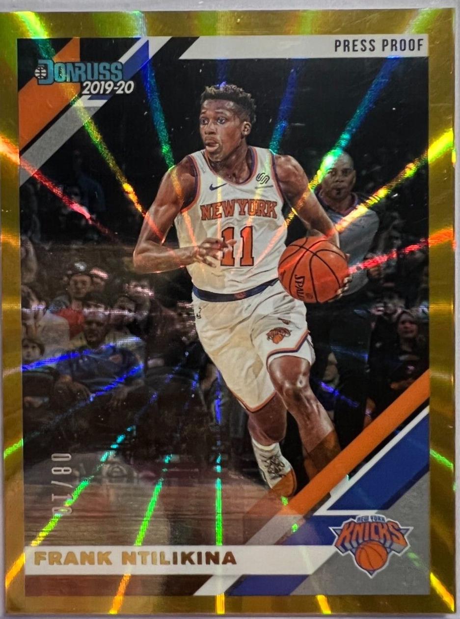 Frank Ntilikina [Press Proof Gold Laser] #136