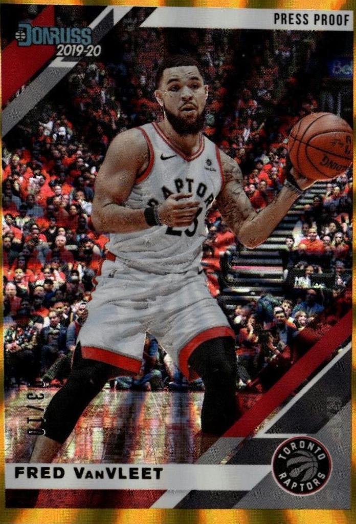 Fred VanVleet [Press Proof Gold Laser] #190