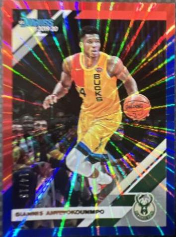 Giannis Antetokounmpo [Red, Blue Laser] #113