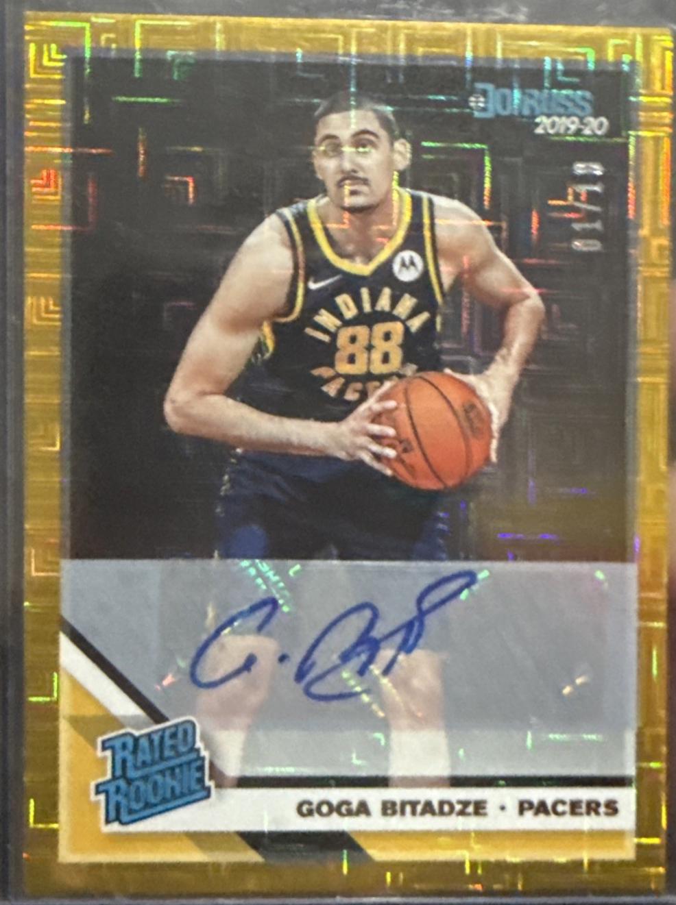 Goga Bitadze [Signature Gold Infinite] #217