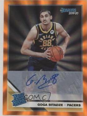 Goga Bitadze [Signature Orange Laser] #217
