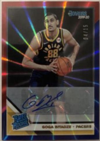 Goga Bitadze [Signature Red, Blue Laser] #217