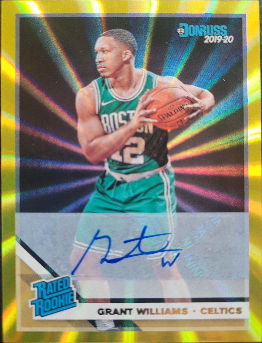 Grant Williams [Signature Yellow Laser] #221