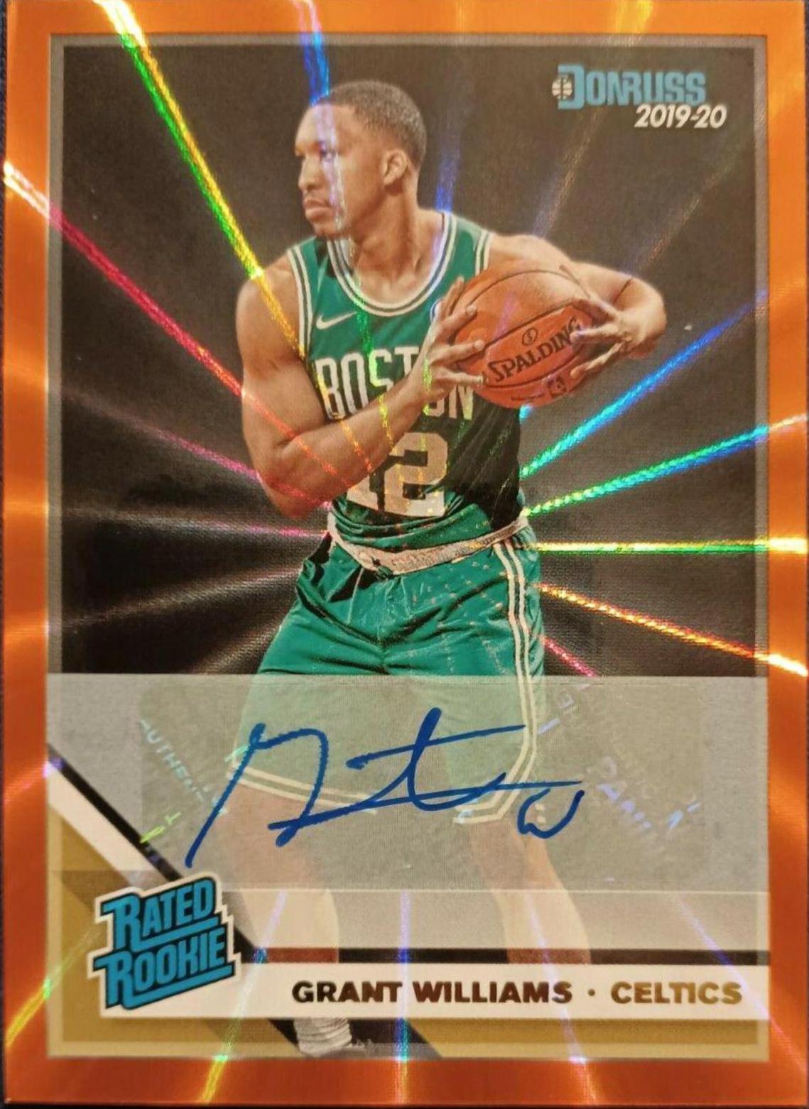 Grant Williams [Signature] #221