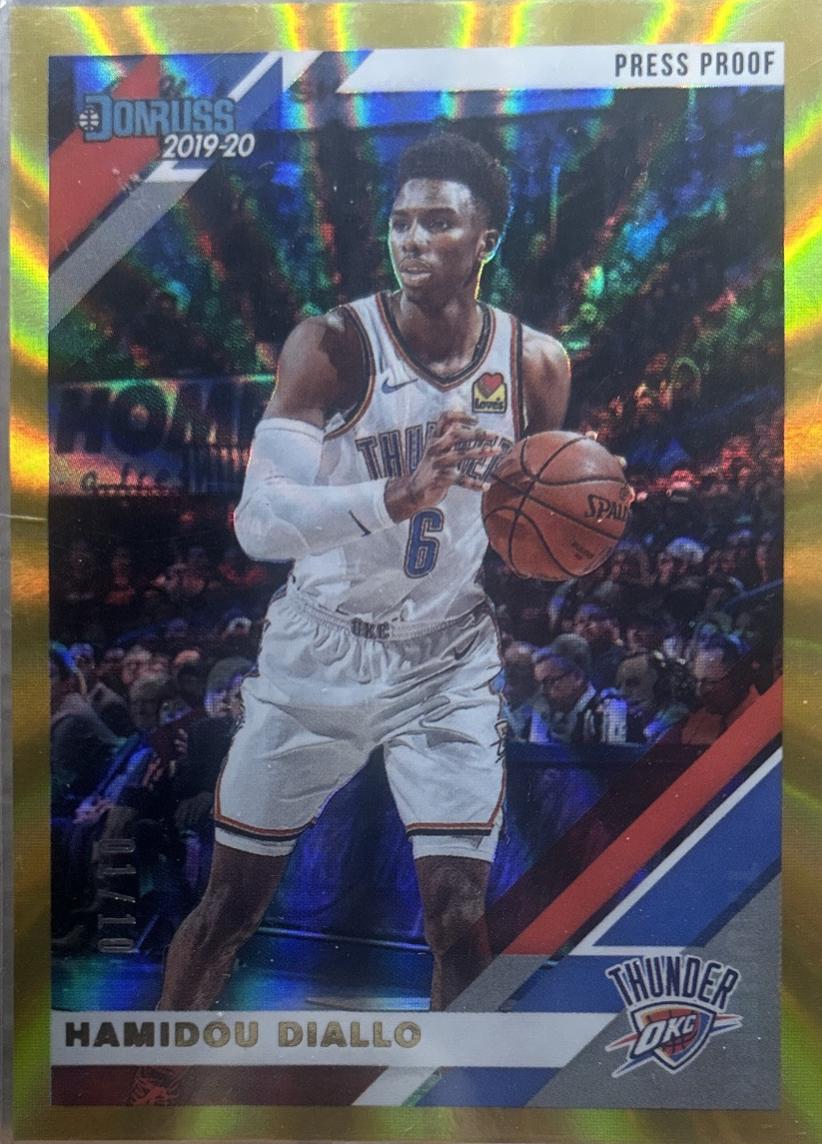 Hamidou Diallo [Press Proof Gold Laser] #140