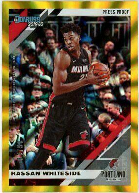 Hassan Whiteside [Press Proof Gold Laser] #110