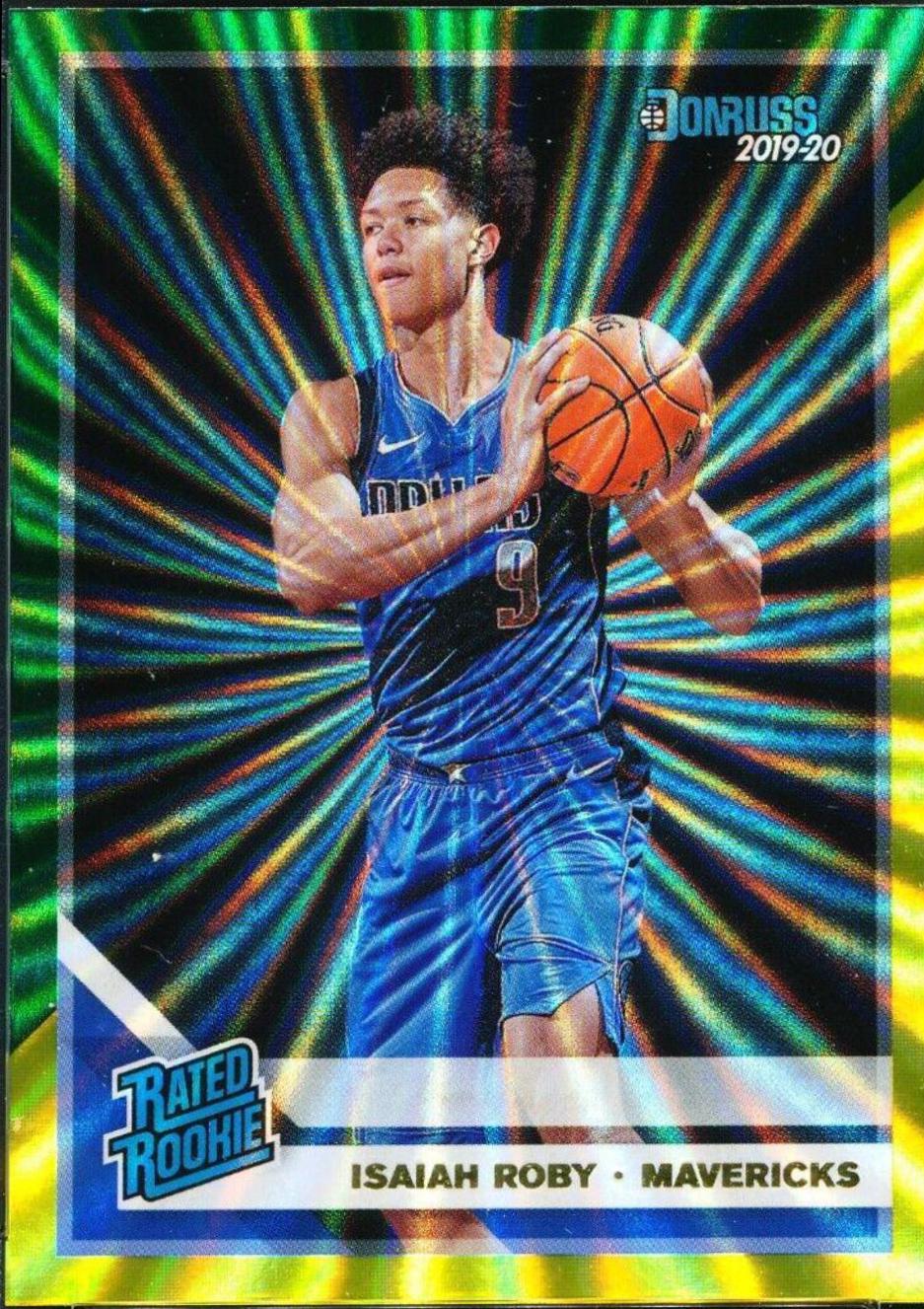 Isaiah Roby [Green, Yellow Laser] #235