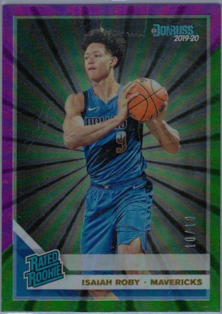 Isaiah Roby [Purple, Green Laser] #235