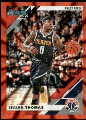 Isaiah Thomas [Press Proof Red Laser] #198
