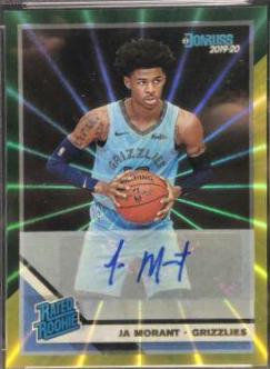 JA Morant [Signature Green, Yellow Laser] #202