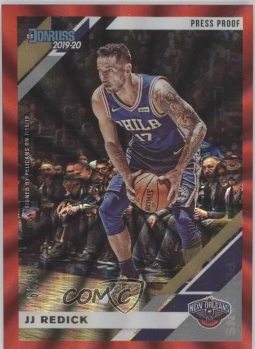 JJ Redick [Press Proof Red Laser] #156