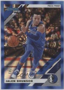 Jalen Brunson [Press Proof Blue Laser] #45