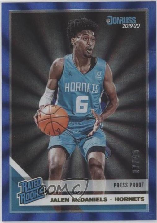 Jalen McDaniels [Press Proof Blue Laser] #247