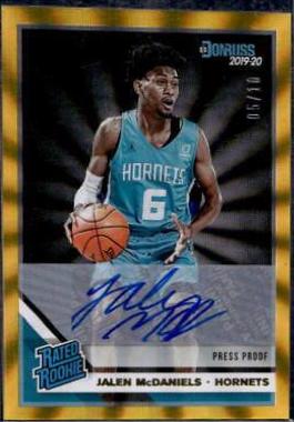 Jalen McDaniels [Signature Gold Infinite] #247