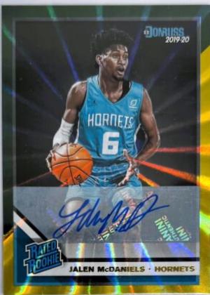 Jalen McDaniels [Signature Green, Yellow Laser] #247