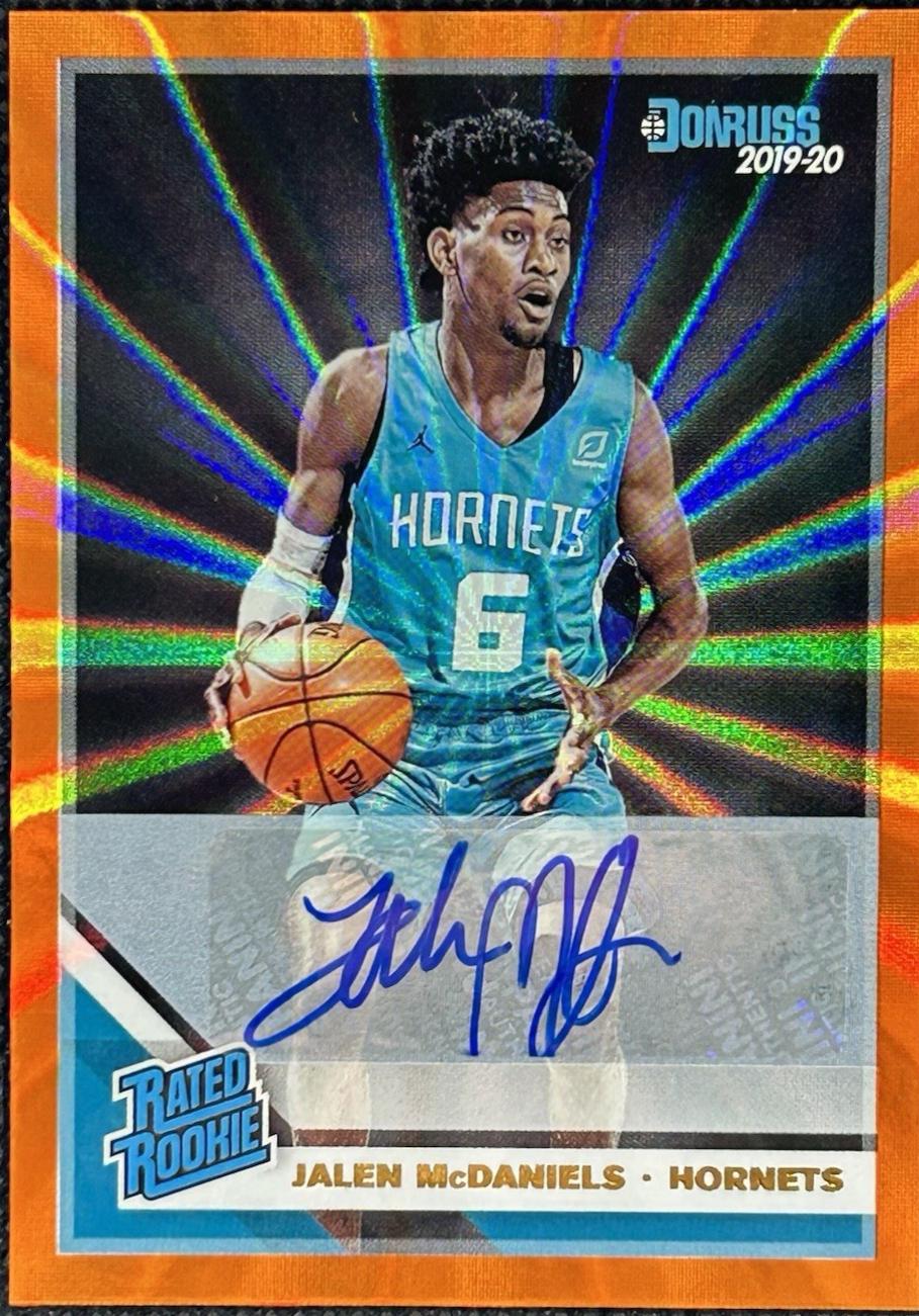 Jalen McDaniels [Signature Orange Laser] #247