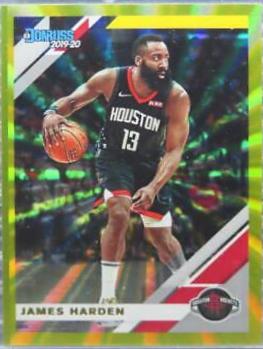 James Harden [Press Proof Gold Laser] #76