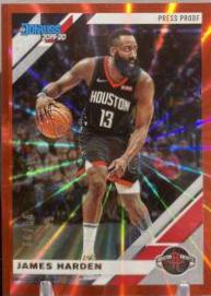 James Harden [Press Proof Red Laser] #76