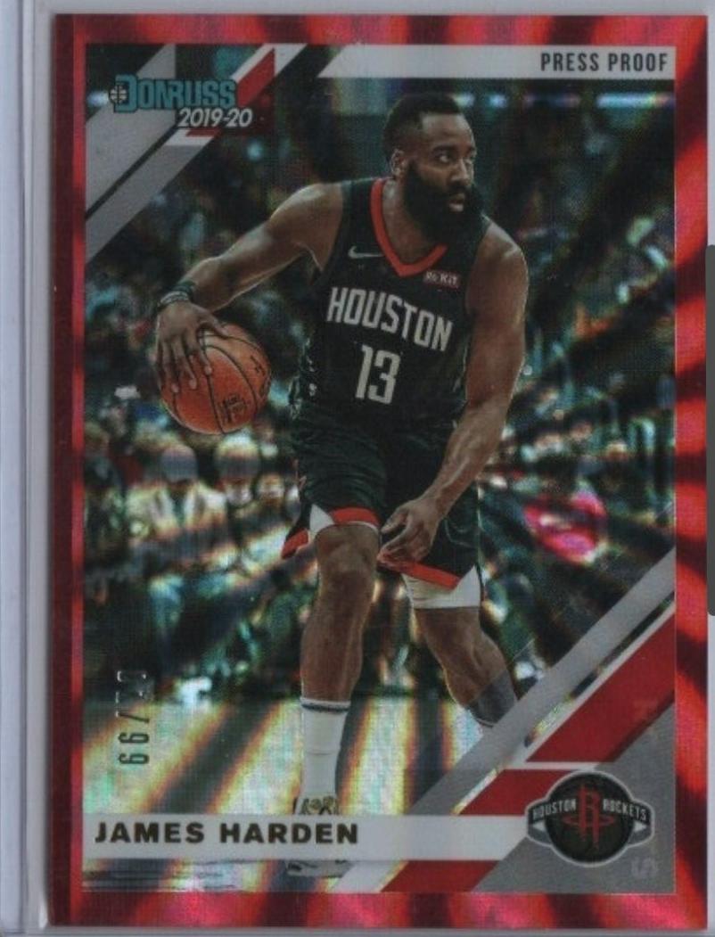 James Harden [Red, Blue Laser] #76