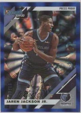 Jaren Jackson Jr. [Press Proof Blue Laser] #102