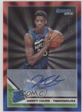 Jarrett Culver [Signature Red, Blue Laser] #205