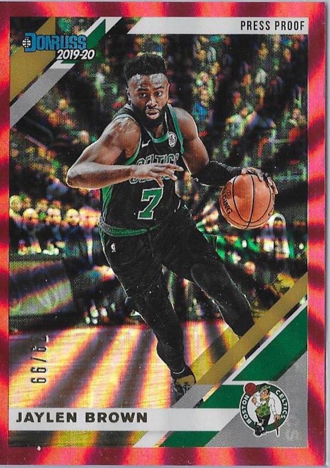 Jaylen Brown [Press Proof Red Laser] #8