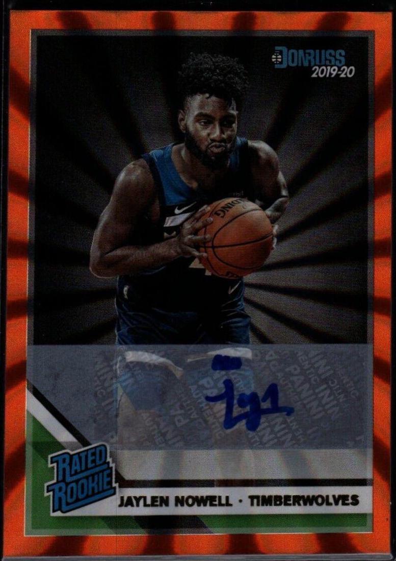 Jaylen Nowell [Signature Orange Laser] #240