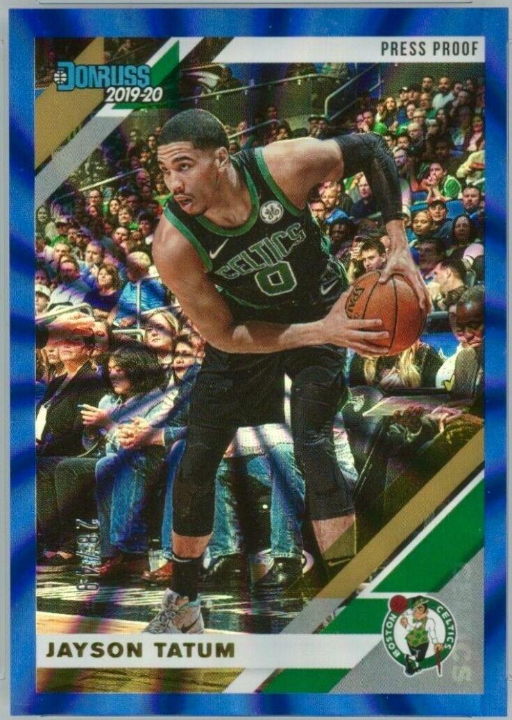 Jayson Tatum [Press Proof Blue Laser] #14