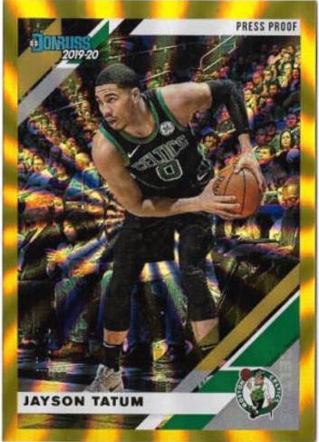 Jayson Tatum [Press Proof Gold Laser] #14