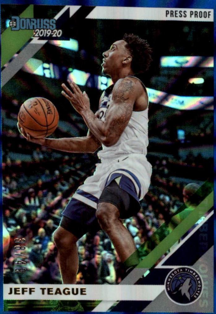 Jeff Teague [Press Proof Blue Laser] #122