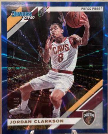 Jordan Clarkson [Press Proof Blue Laser] #37