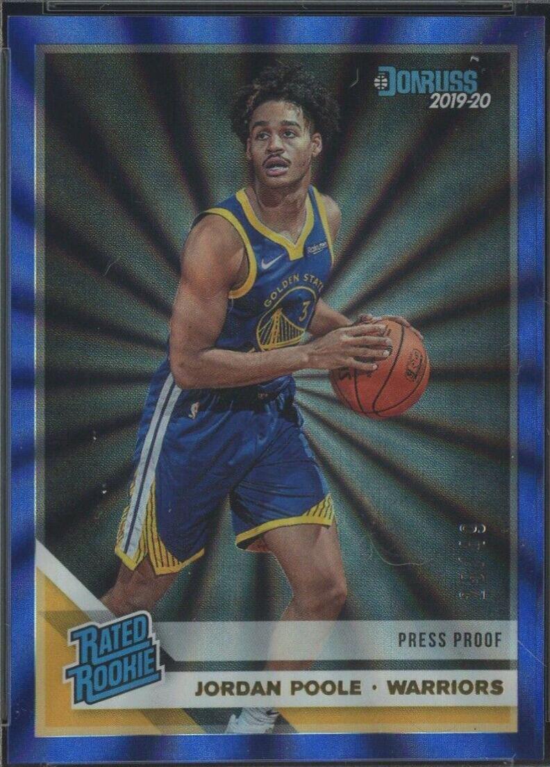Jordan Poole [Press Proof Blue Laser] #226