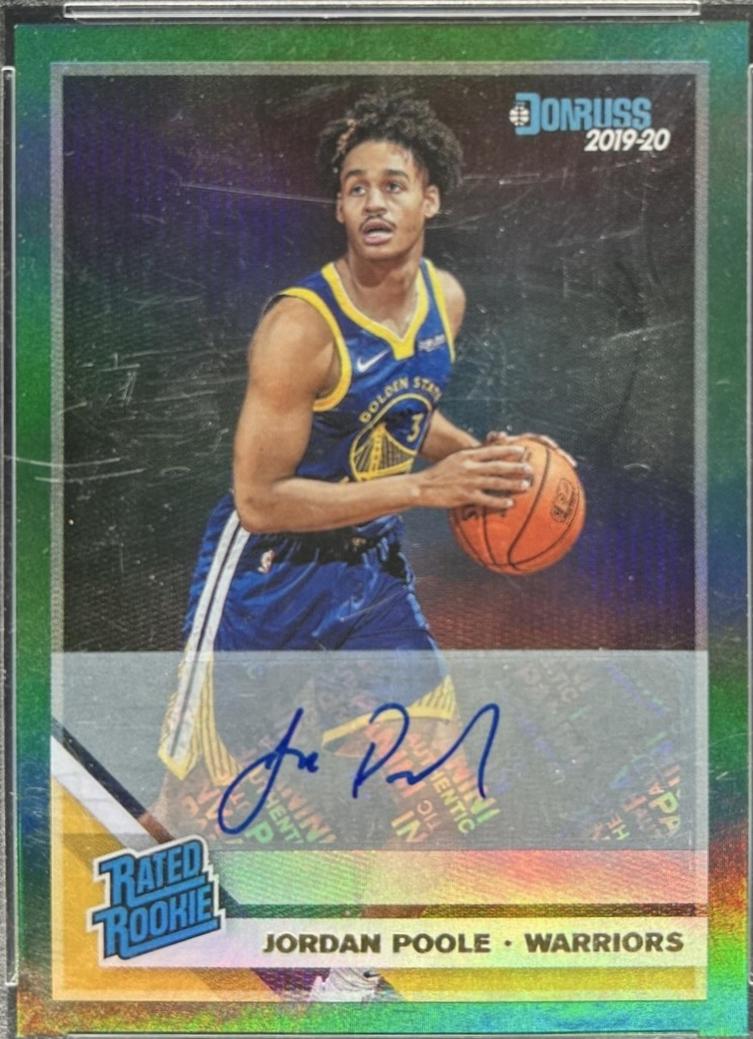 Jordan Poole [Signature Green Flood] #226