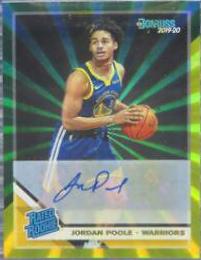 Jordan Poole [Signature Green, Yellow Laser] #226