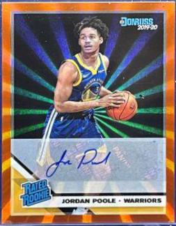 Jordan Poole [Signature Orange Laser] #226