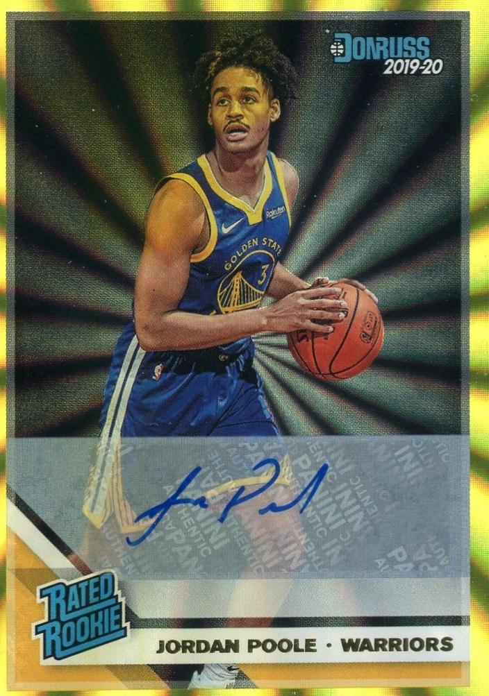 Jordan Poole [Signature Press Proof Gold Laser] #226