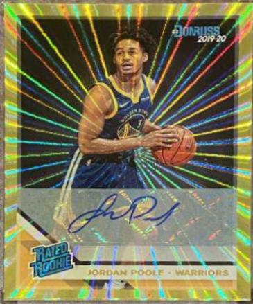 Jordan Poole [Signature Yellow Laser] #226