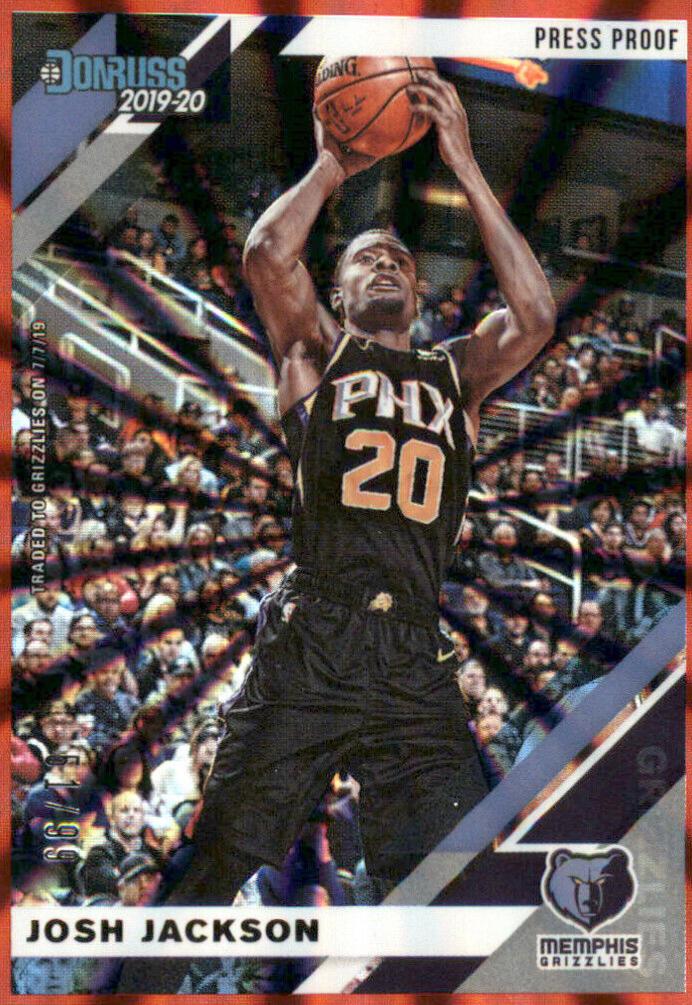 Josh Jackson [Press Proof Red Laser] #161