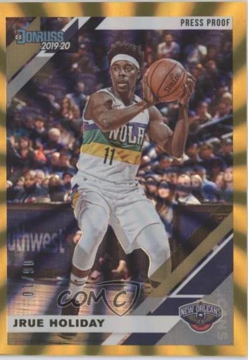 Jrue Holiday [Press Proof Gold Laser] #129